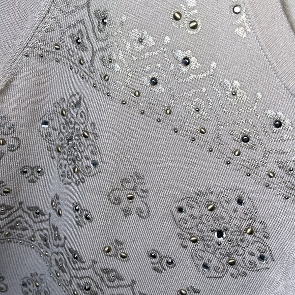 White House Black Market Embellished Cardigan Sweater - Picture 10 of 11